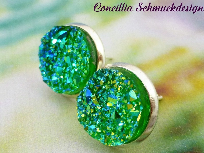 Ohrstecker Türkis Grün von concilliadesign