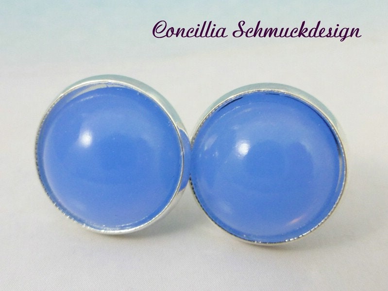 Ohrstecker Wasserblau von concilliadesign