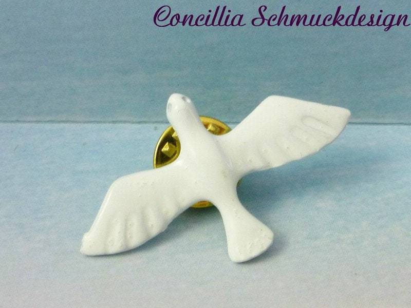 Pin Brosche Friedenstaube von concilliadesign