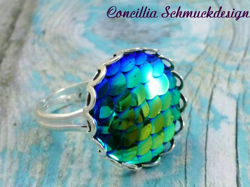 Ring Drachenschuppen von concilliadesign
