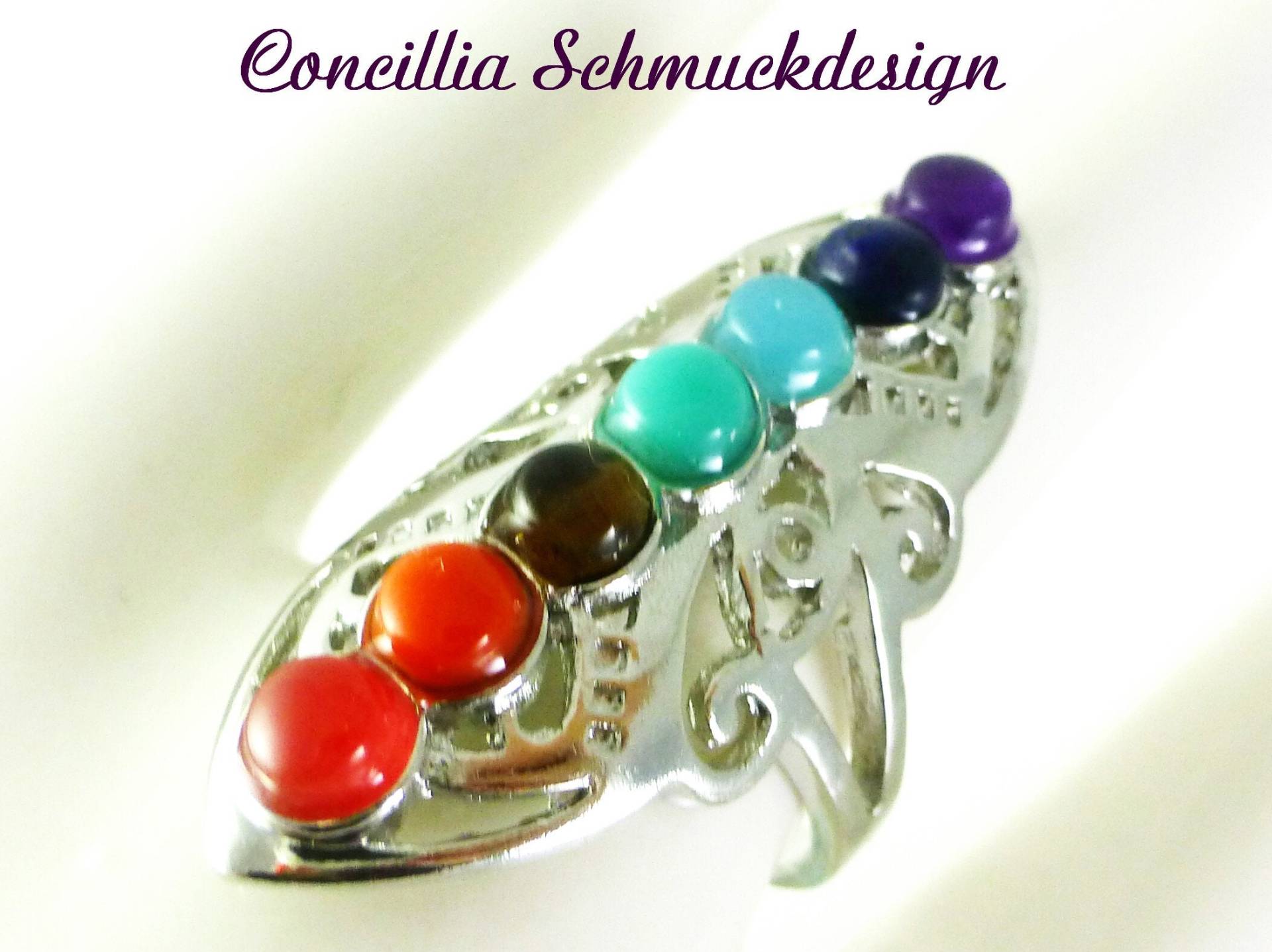 Ring Groß Chakra Bunt von concilliadesign