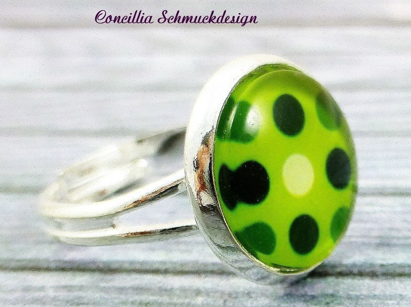 Ring Grüne Punkte von concilliadesign