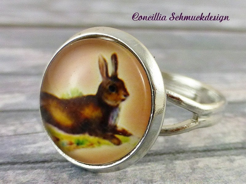 Ring Hase Braun von concilliadesign