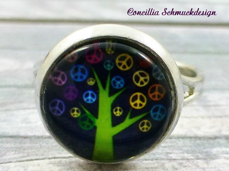 Ring Peace Baum von concilliadesign