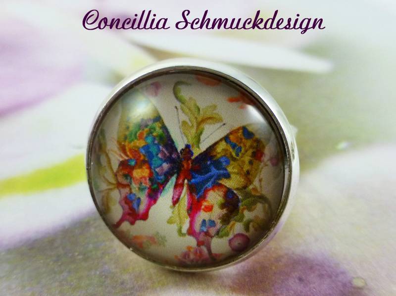 Ring Schmetterling Bunt von concilliadesign