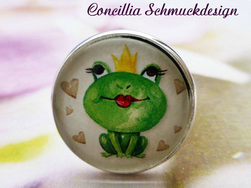 Ring Verstellbar Froschprinzessin von concilliadesign