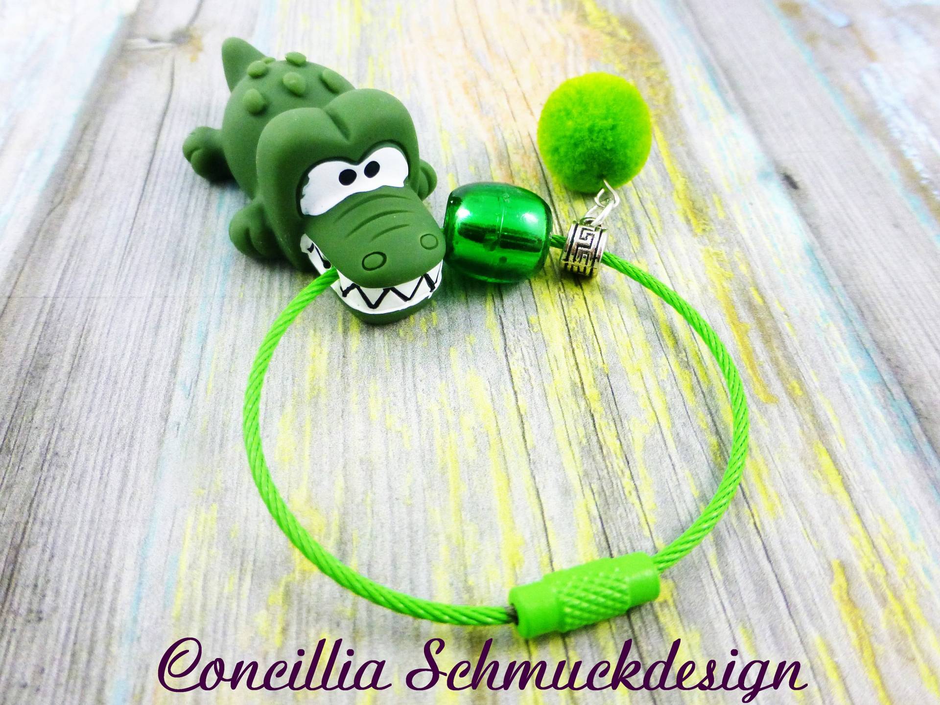 Schlüsselanhänger Krokodil von concilliadesign