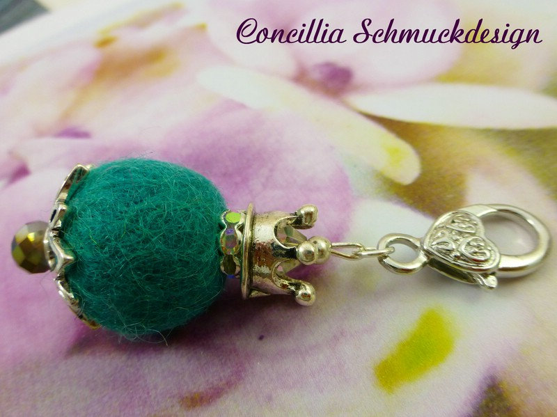 Wechselanhänger Filz Deluxe Türkis von concilliadesign