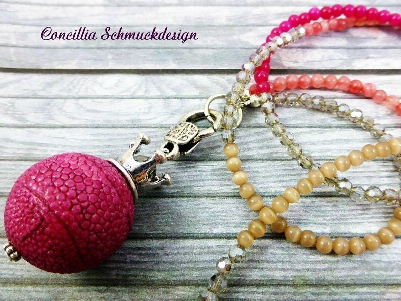 Wechselkette Pink Kroko von concilliadesign