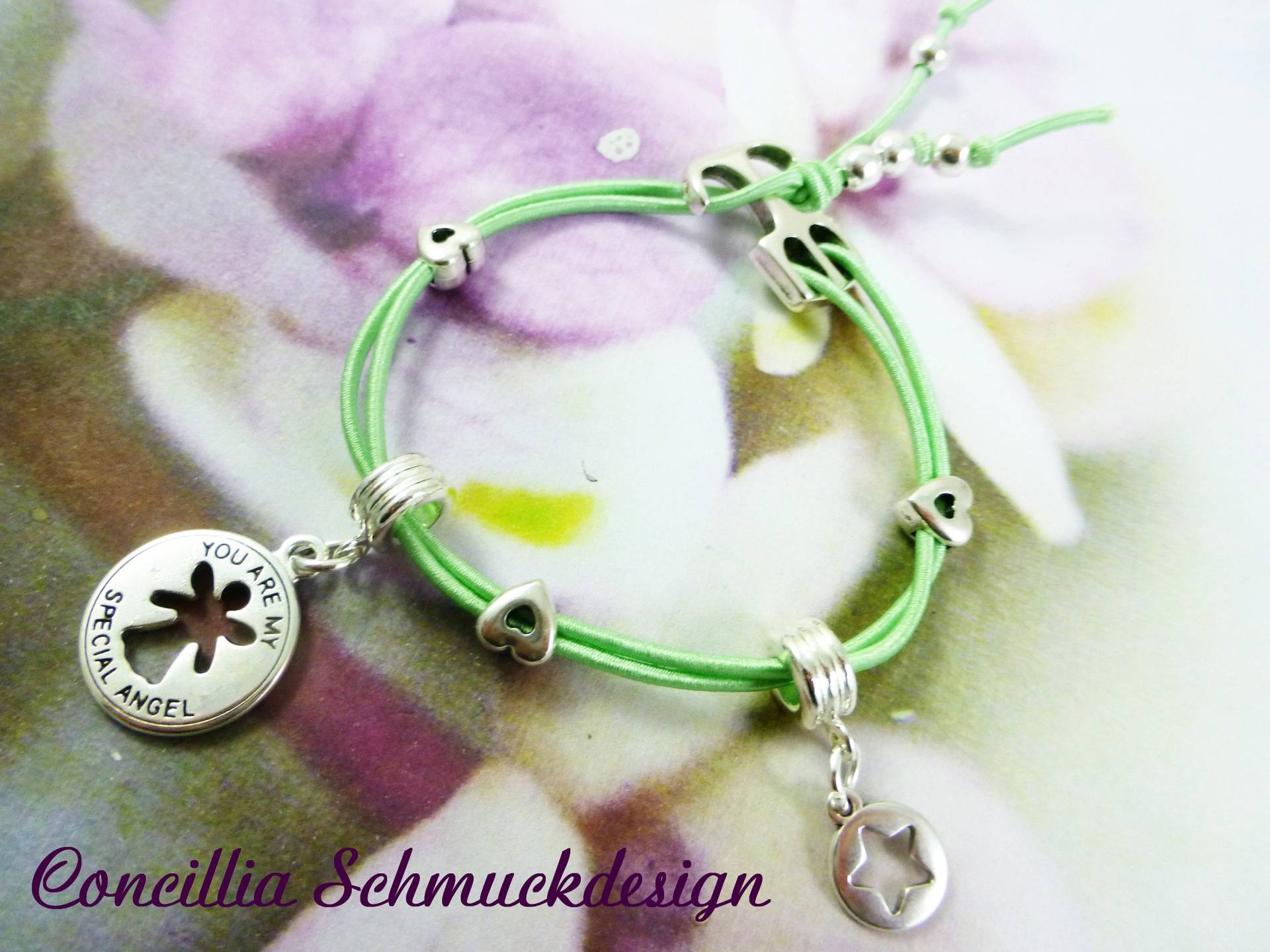 stretch Armband Mit Schutzengel von concilliadesign