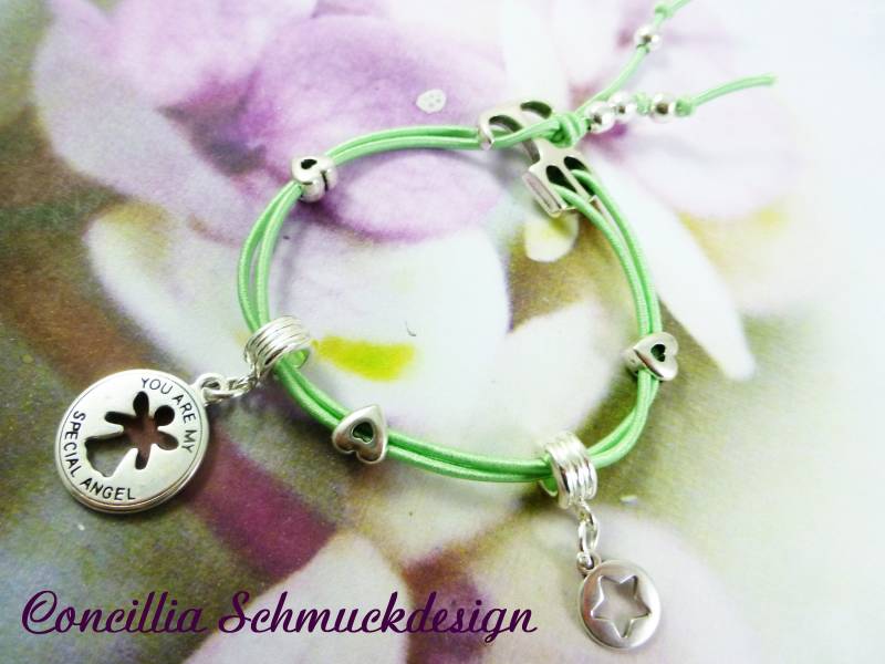 stretch Armband Mit Schutzengel von concilliadesign
