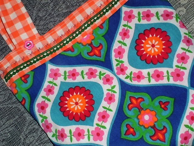 Mädchentasche 70Er Stoff von conges