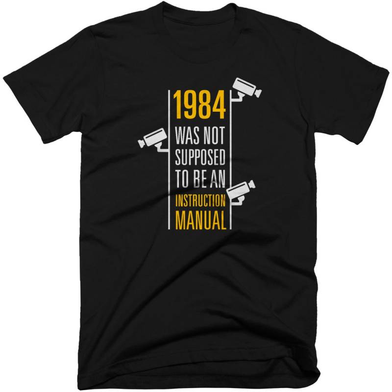 1984-Anweisung Manuelle T-Shirt. Kostenloser Versand 1984-Anweisung Manuelle T-Shirt. Kostenloser Versand von conspiracyclothes