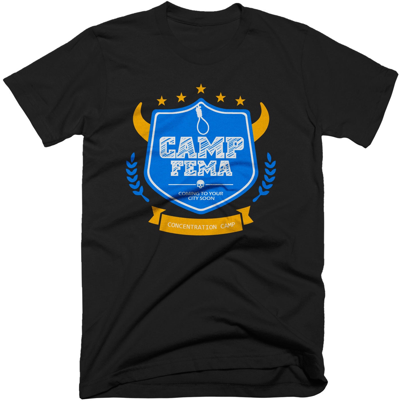 Camp Fema T-Shirt. Kostenloser Versand von conspiracyclothes