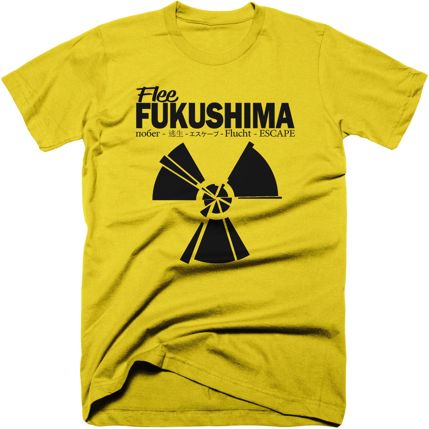Fukushima-T-Shirt Zu Fliehen. Kostenloser Versand von conspiracyclothes