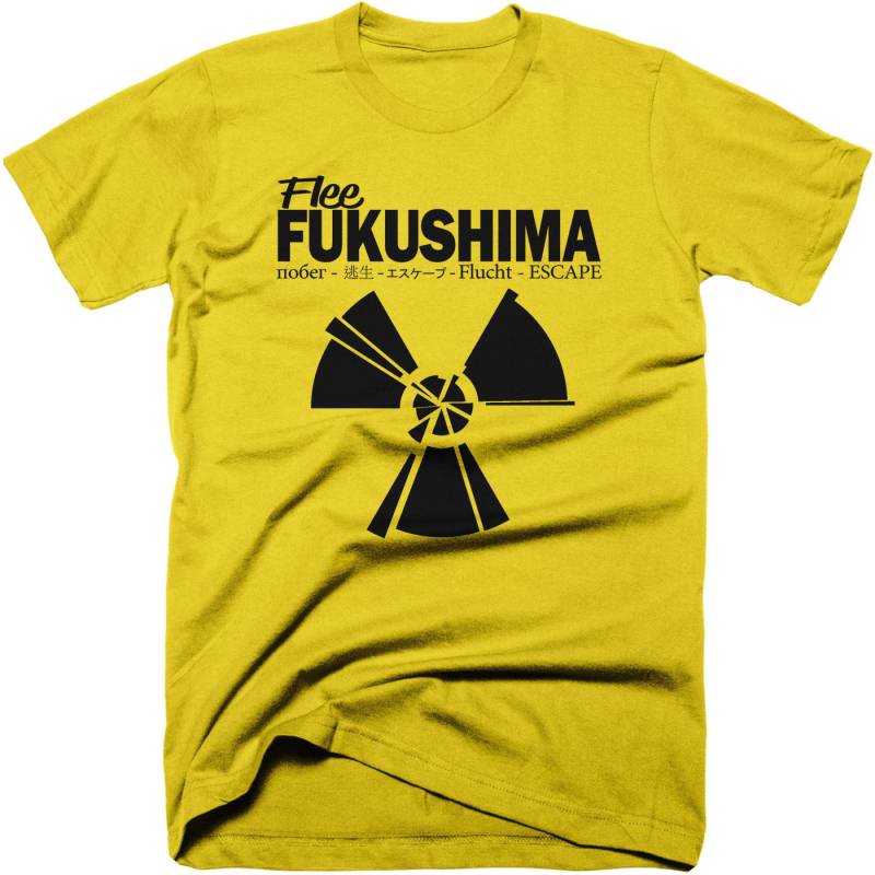 Fukushima-T-Shirt Zu Fliehen. Kostenloser Versand Fukushima-T-Shirt Zu Fliehen. Kostenloser Versand von conspiracyclothes
