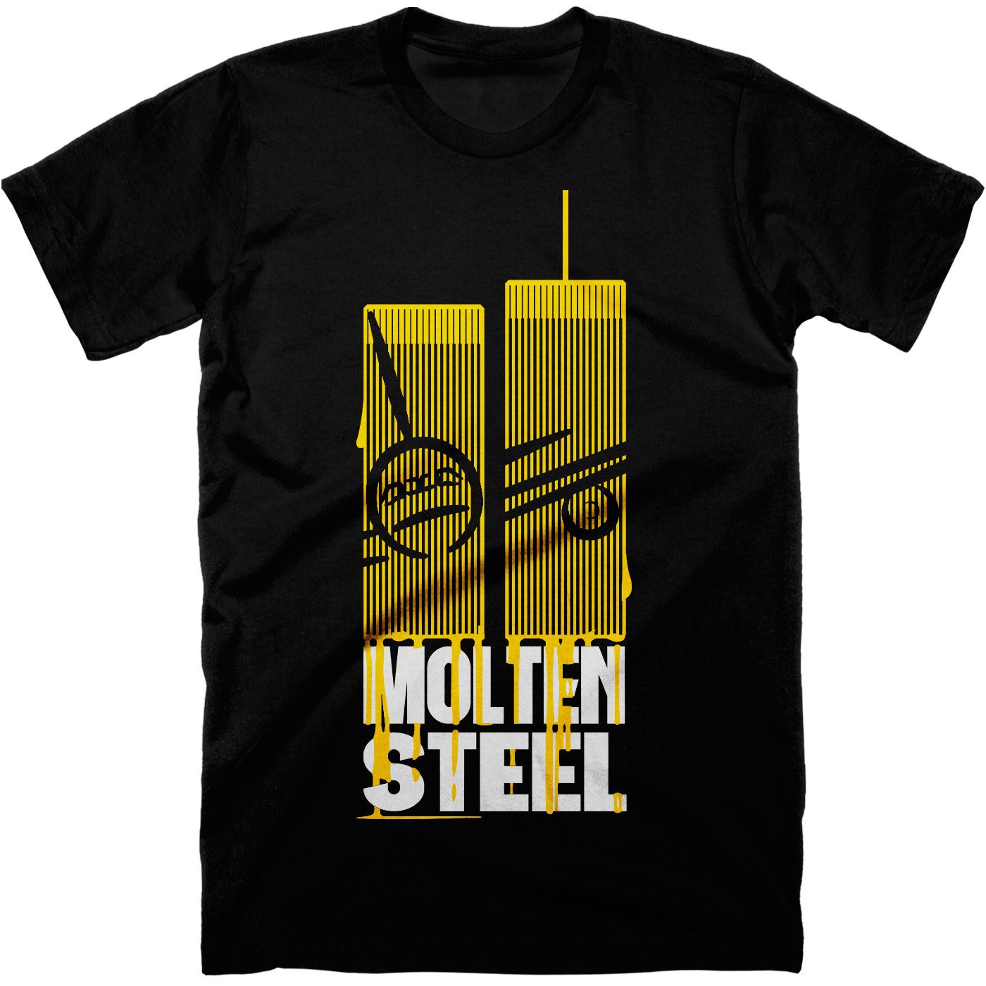 Geschmolzenen Stahl 9/11-T-Shirt. Kostenloser Versand von conspiracyclothes