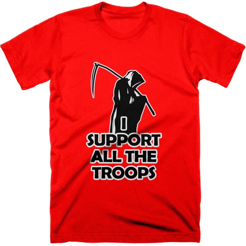 Ich Unterstütze Das Truppen-T-Shirt. Kostenloser Versand Ich Unterstütze Das Truppen-T-Shirt. Kostenloser Versand von conspiracyclothes