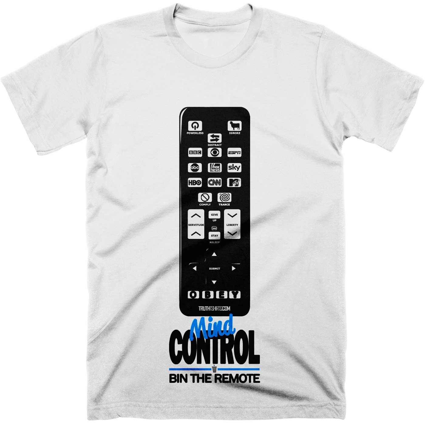 Mind Control T-Shirt. Kostenloser Versand von conspiracyclothes