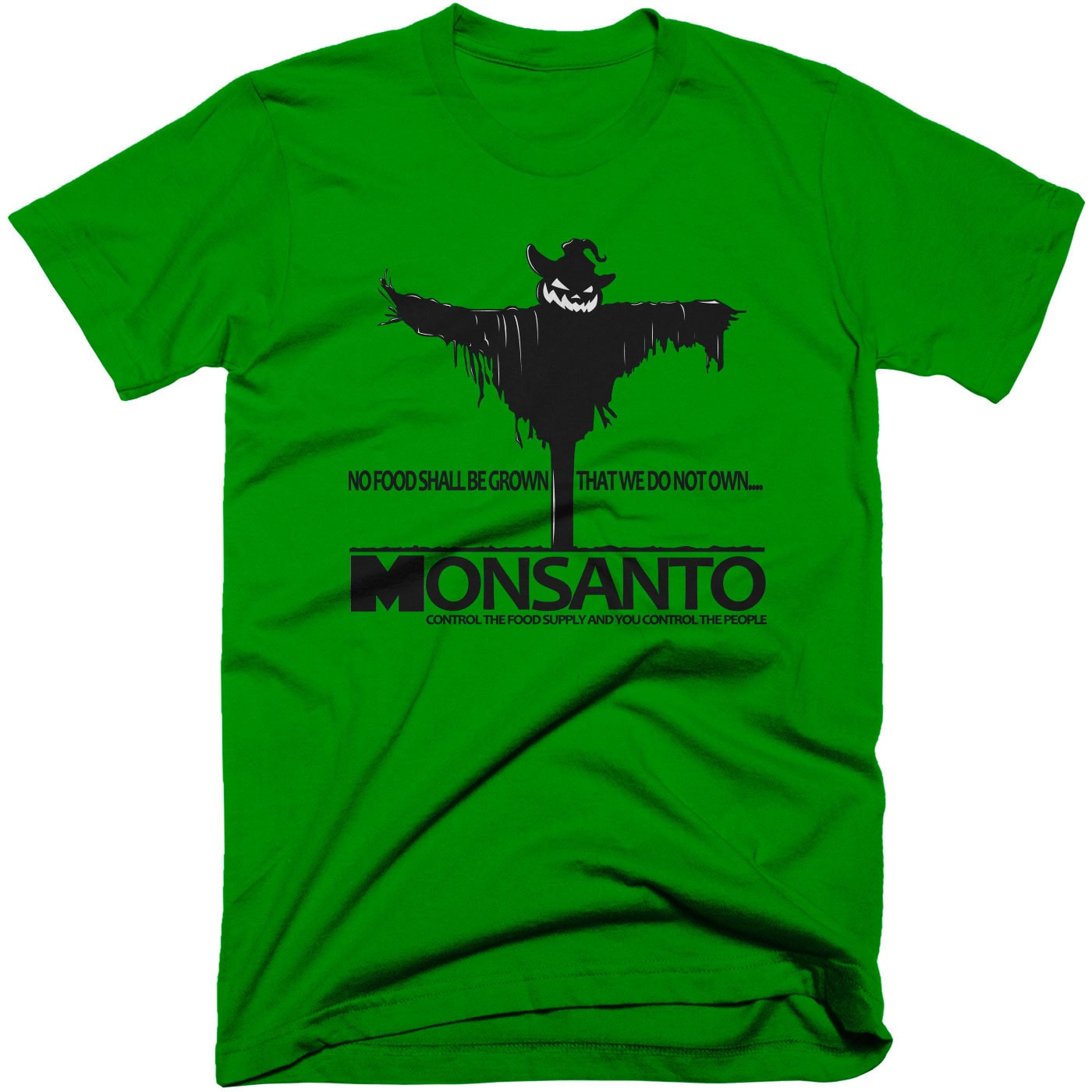 Monsanto - Steuerelement Food Control Menschen T-Shirt. Kostenloser Versand von conspiracyclothes