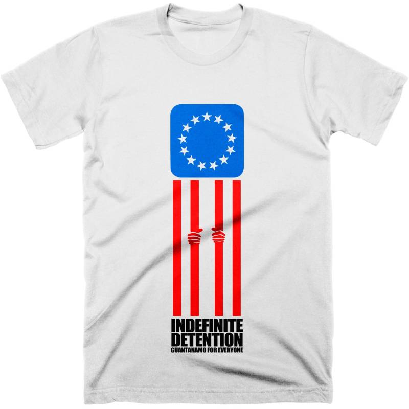 Unbefristete Inhaftierung T-Shirt. Kostenloser Versand Unbefristete Inhaftierung T-Shirt. Kostenloser Versand von conspiracyclothes