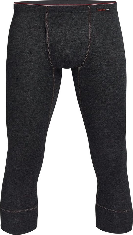 conta Lange Unterhose Herren-Thermo-Hose, 3/4-lang Feinripp Streifen von conta