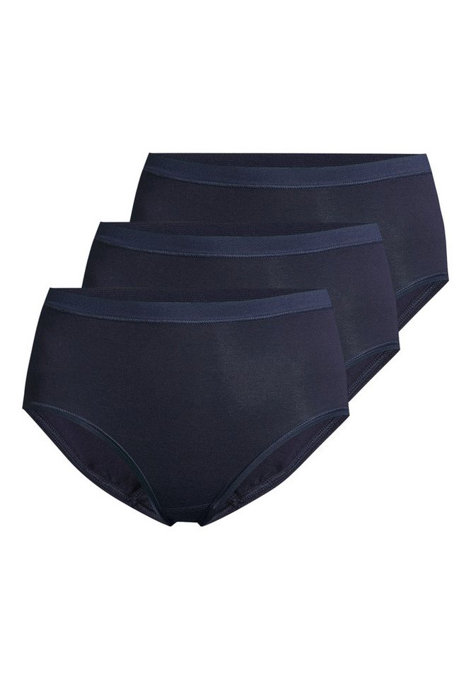 conta Maxislip 3er Pack Feinripp (Spar-Set, 3-St) Maxi Slip - Baumwolle - Atmungsaktiv - Weiche Feinripp-Qualität von conta