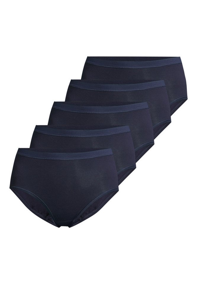conta Maxislip 5er Pack Feinripp (Spar-Set, 5-St) Maxi Slip - Baumwolle - Atmungsaktiv - Weiche Feinripp-Qualität von conta