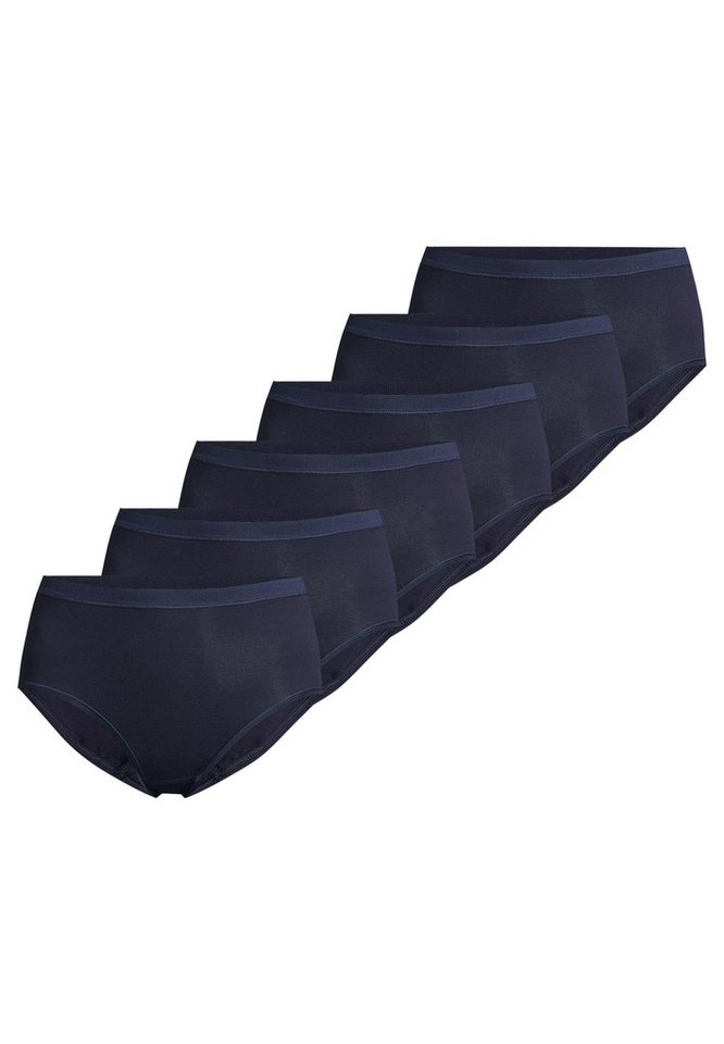 conta Maxislip 6er Pack Feinripp (Spar-Set, 6-St) Maxi Slip - Baumwolle - Atmungsaktiv - Weiche Feinripp-Qualität von conta