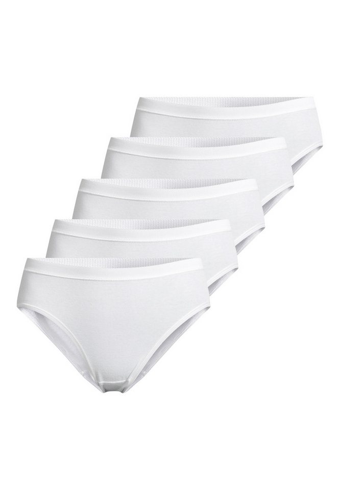 conta Midislip 5er Pack Feinripp (Spar-Set, 5-St) Midi Slip - Baumwolle - Atmungsaktiv - Weiche Feinripp-Qualität von conta