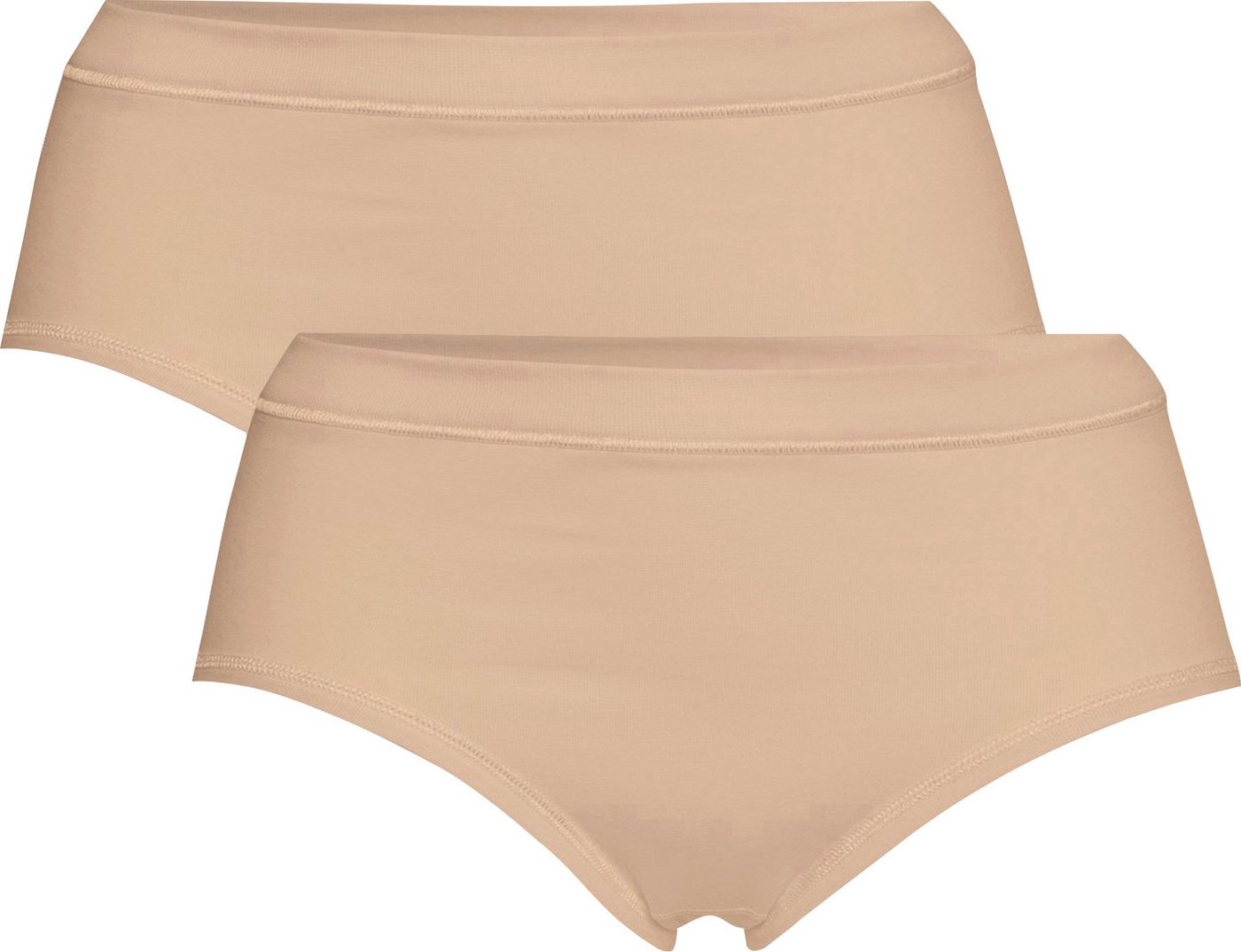 conta Slip Damen-Hüftslip 2er-Pack Feinripp Uni von conta