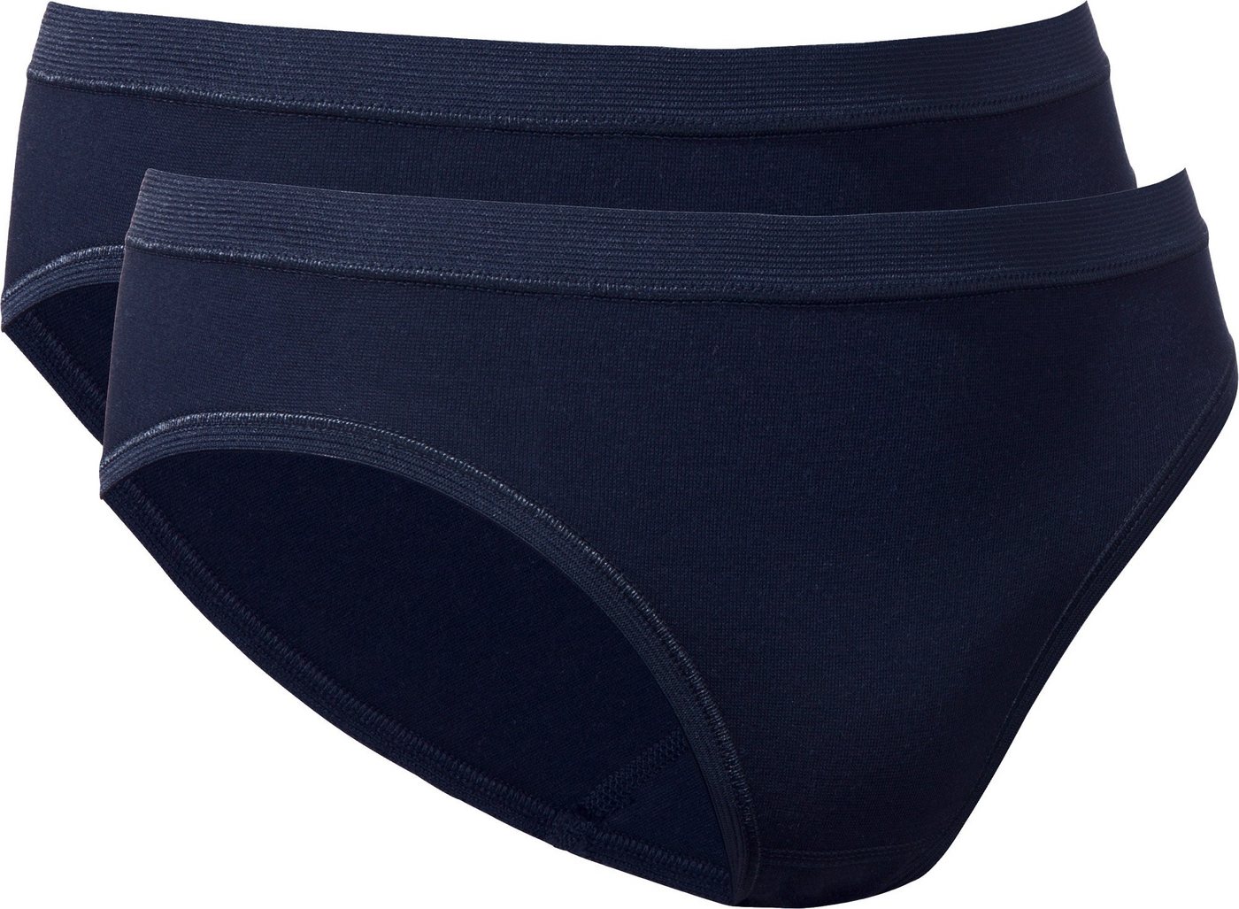 conta Slip Damen-Hüftslip 2er-Pack Feinripp Uni von conta