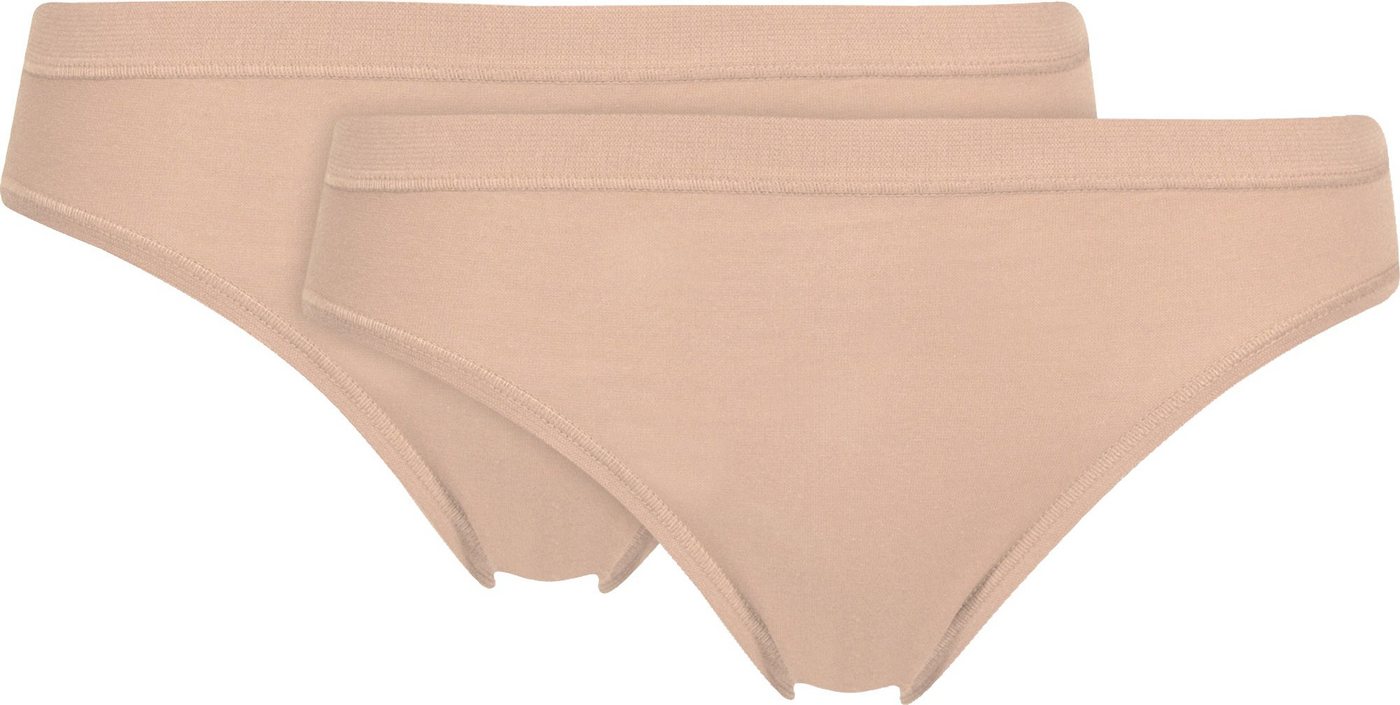 conta Slip Damen-Hüftslip 2er-Pack Feinripp Uni von conta