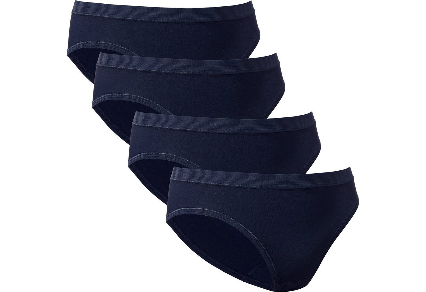 conta Slip Damen-Hüftslip 4er-Pack Feinripp Uni von conta