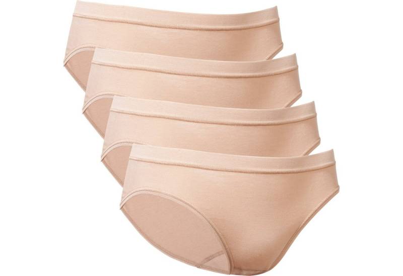 conta Slip Damen-Hüftslip 4er-Pack Feinripp Uni von conta