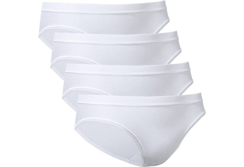 conta Slip Damen-Hüftslip 4er-Pack Feinripp Uni von conta