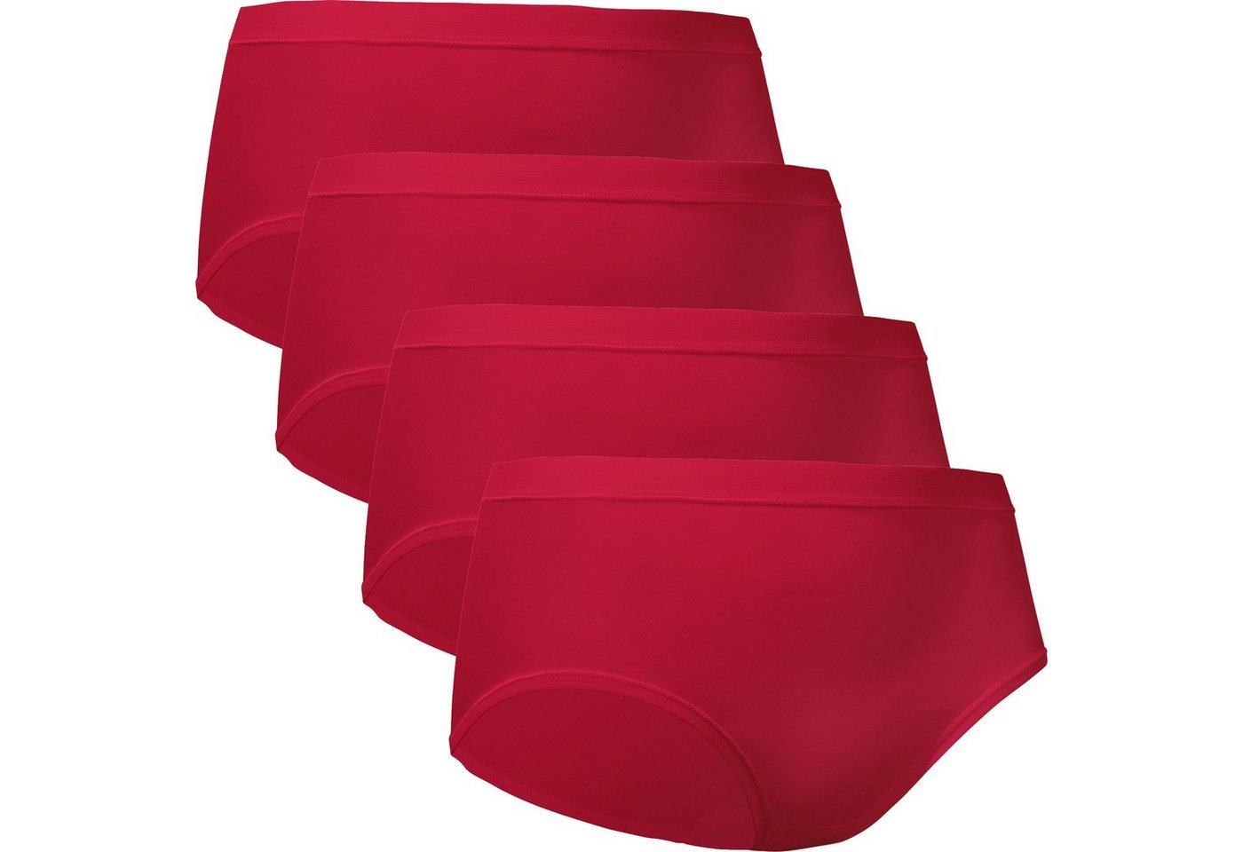 conta Slip Damen-Taillenslip 4er-Pack Feinripp Uni von conta