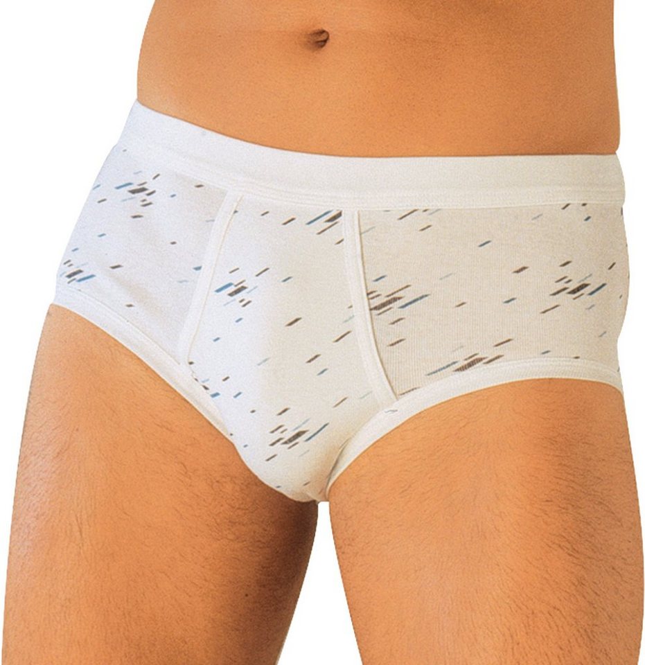 conta Slip Herren-Slip 2er-Pack Feinripp gemustert von conta