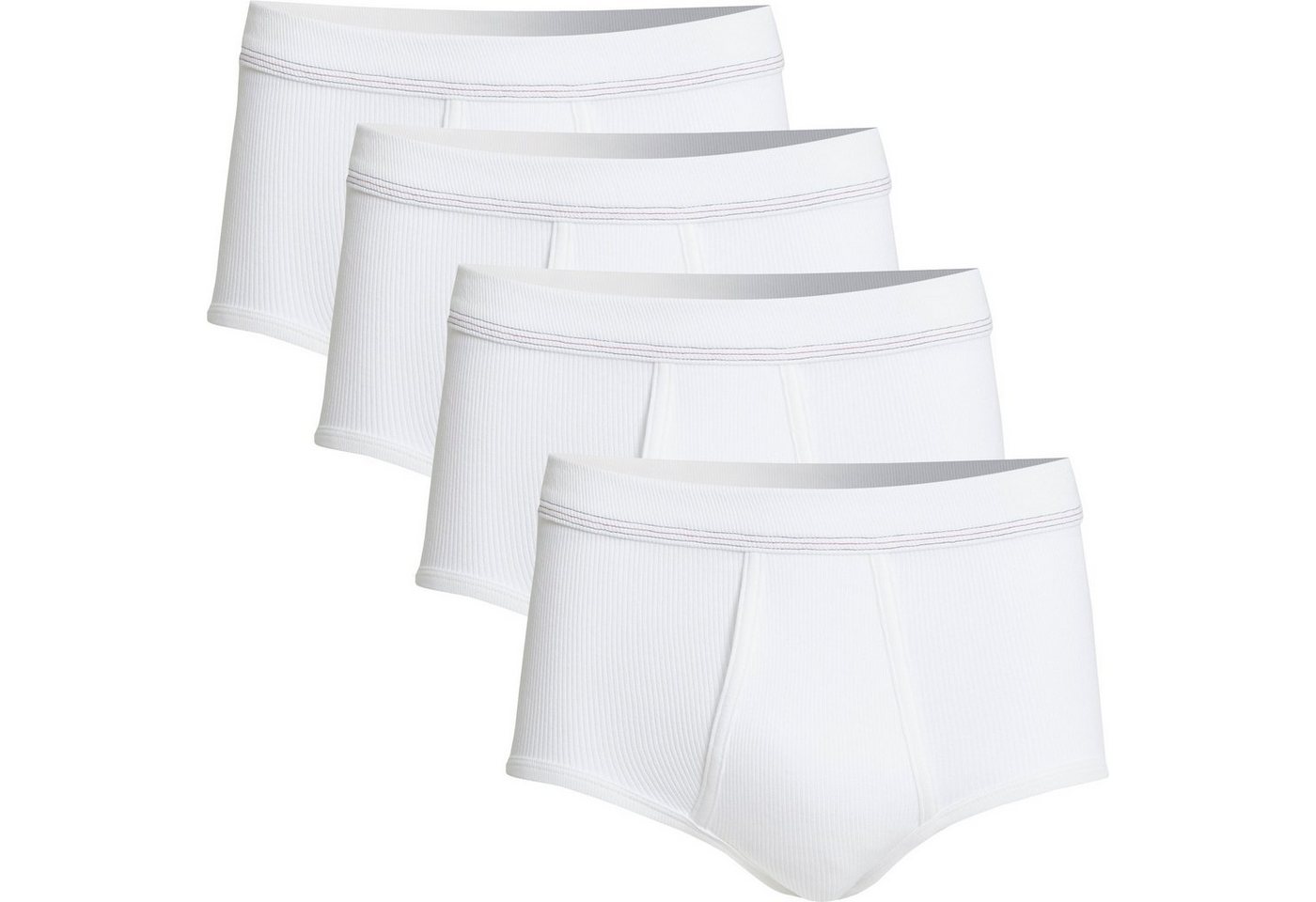 conta Slip Herren-Slip 4er-Pack Doppelripp Uni von conta