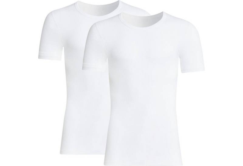 conta T-Shirt Herren-Unterhemd, 1/2-Arm 2er-Pack Feinripp Uni von conta