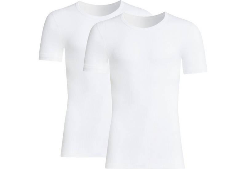 conta T-Shirt Herren-Unterhemd, 1/2-Arm 2er-Pack Doppelripp Uni von conta