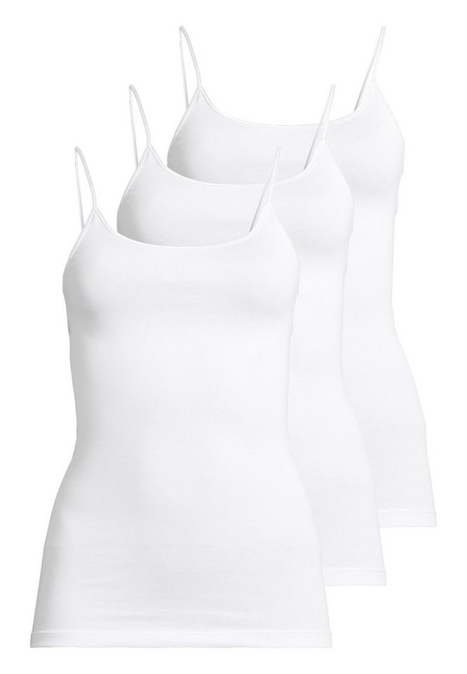 conta Unterhemd 3er Pack Modal (Spar-Set, 3-St) Spaghetti Top - Atmungsaktiv - Elastisches Material von conta
