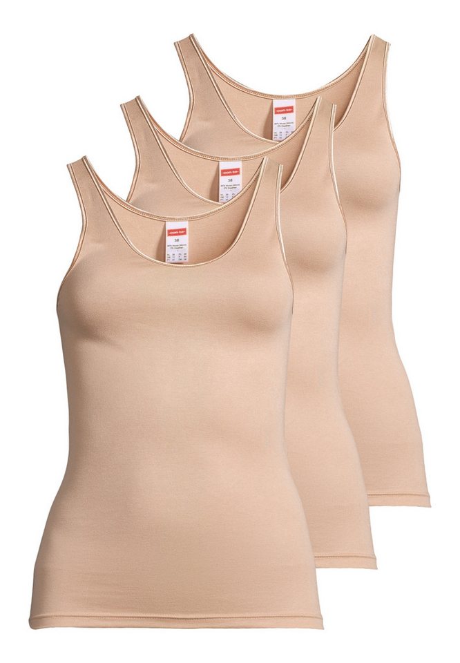 conta Unterhemd 3er Pack Modal (Spar-Set, 3-St) Unterhemd / Top - Atmungsaktiv - Elastisches Material von conta