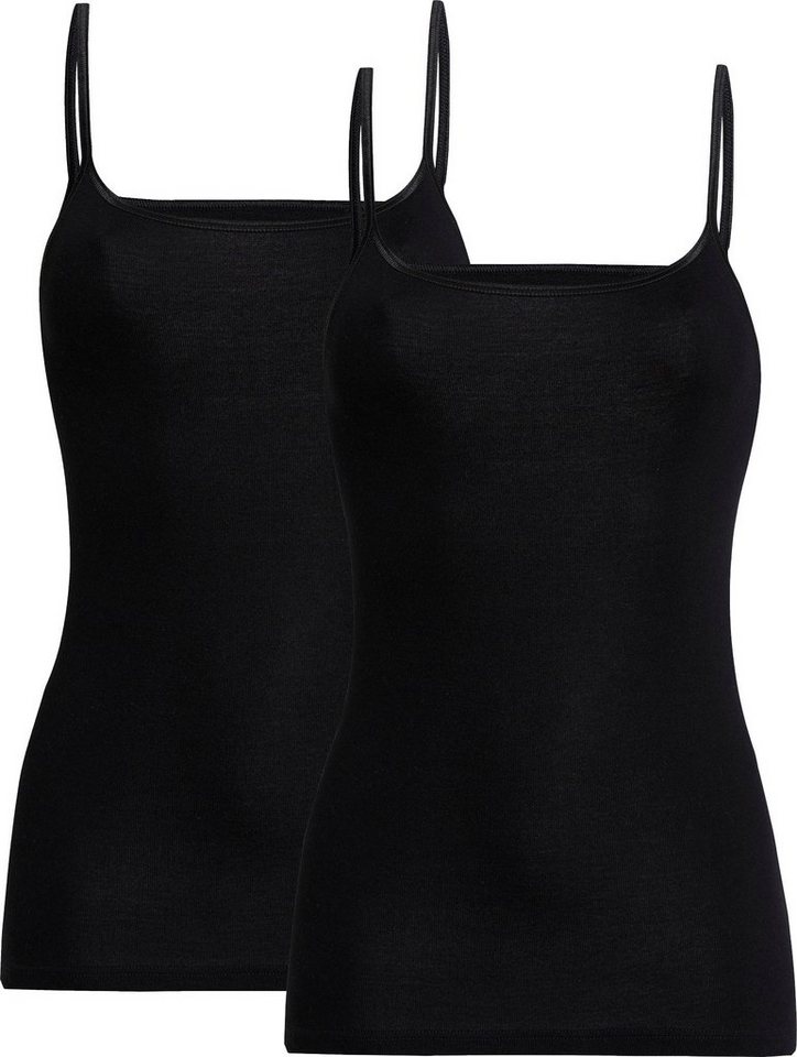 conta Unterhemd Damen-Unterhemd 2er-Pack Feinripp Uni von conta
