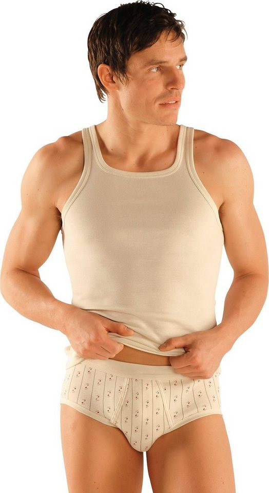 conta Unterhemd Herren-Unterhemd 2er-Pack Feinripp Uni von conta