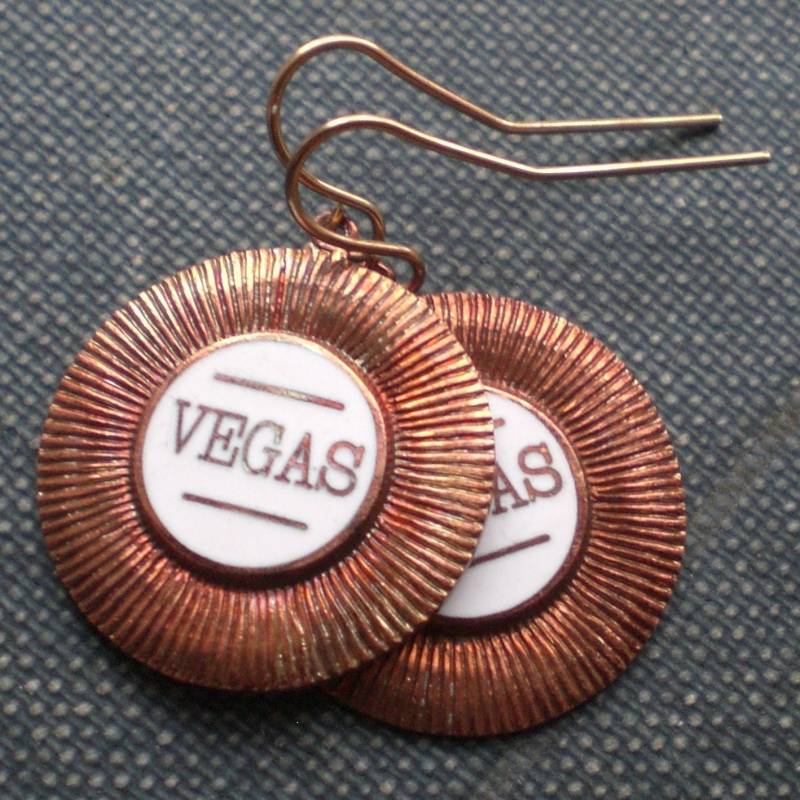 Vintage Vegas Chips Ohrringe Vintage Vegas Chips Ohrringe von contrary