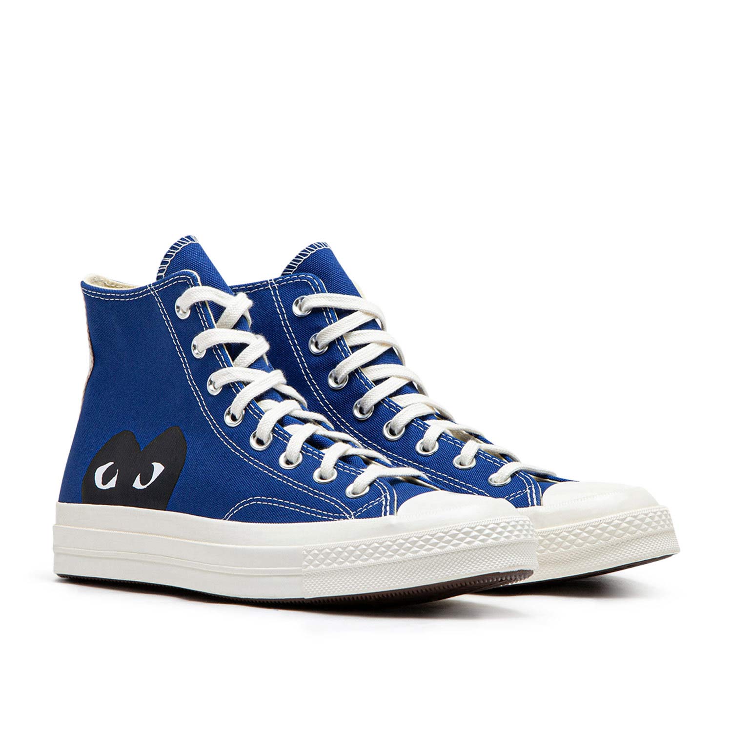 comme des garçons play x converse big heart chuck taylor all star 70 high (blue quartz) von converse