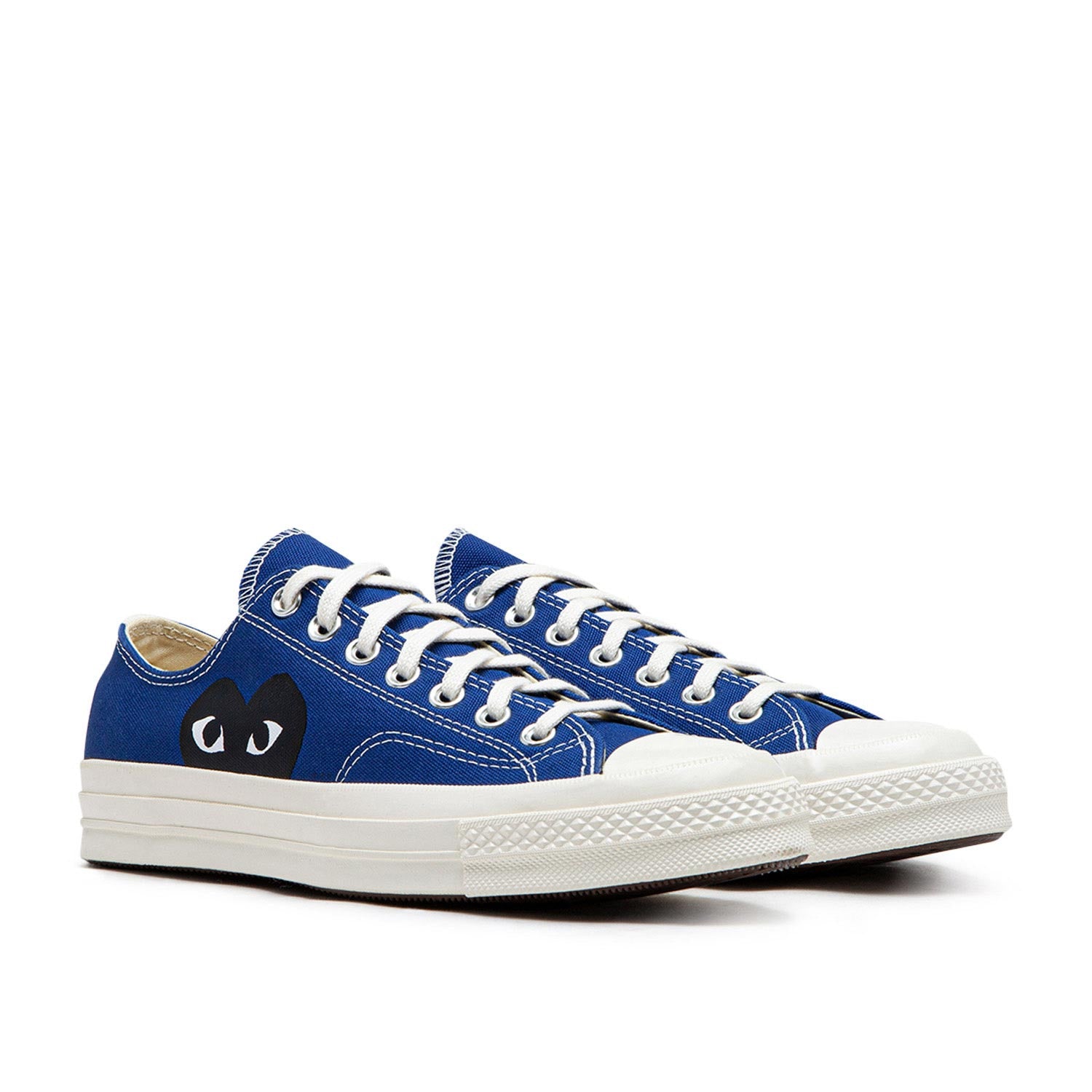 comme des garçons play x converse big heart chuck taylor all star 70 low (blue quartz) von converse