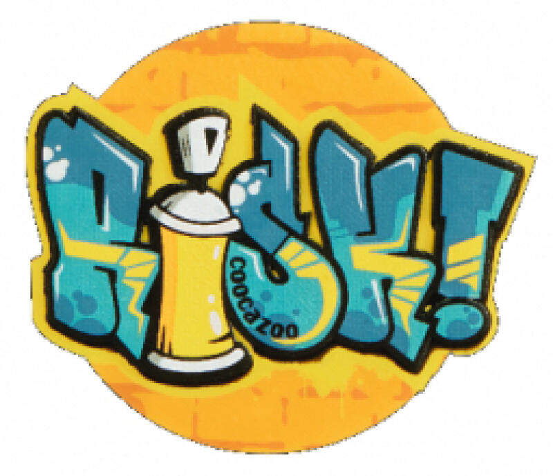 coocazoo - Coocazoo StyleTyle Klett-Patch Risk Multicolor von coocazoo