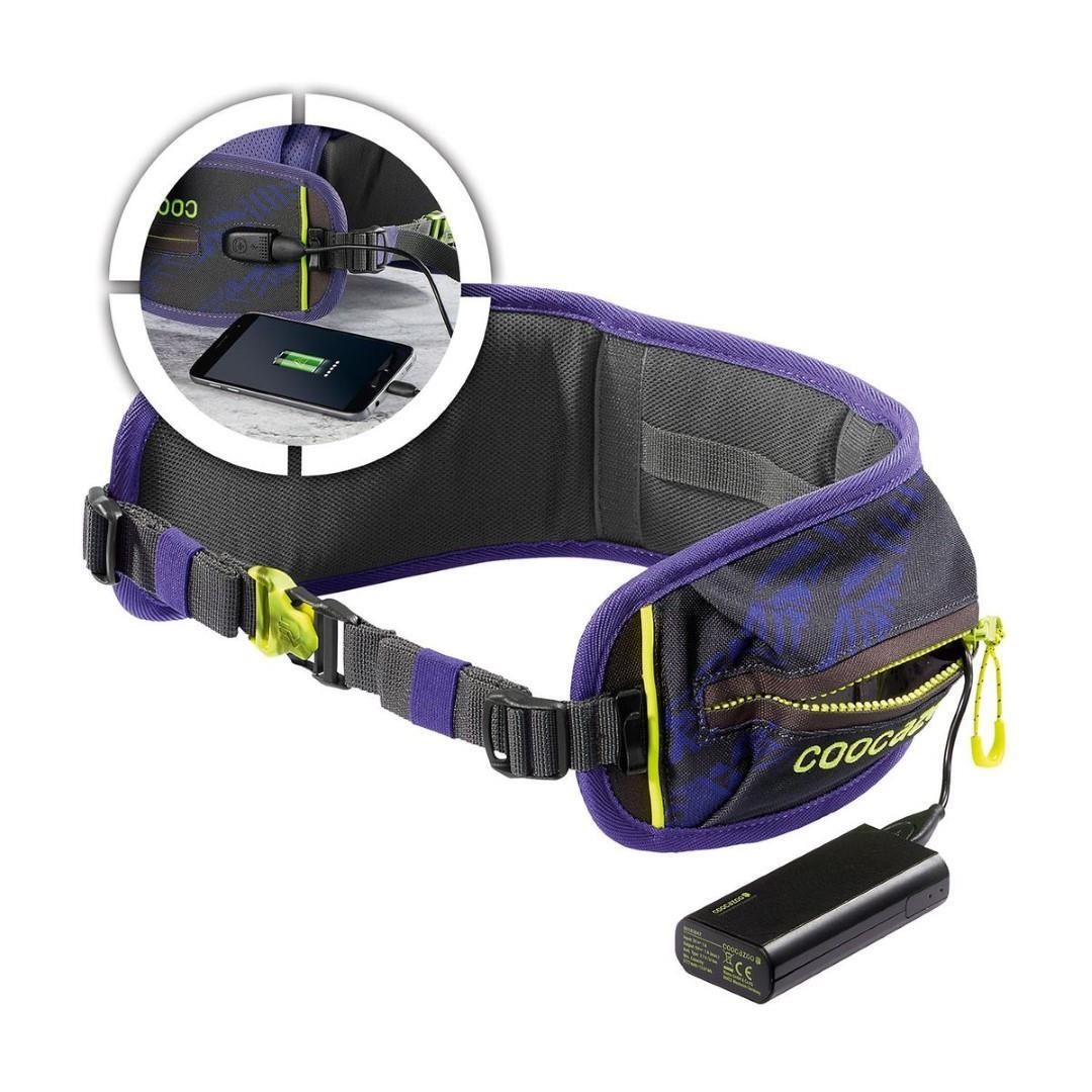 coocazoo - Country Gürteltasche Hüftgurt Mit Power Pack Violet Brombeer von coocazoo